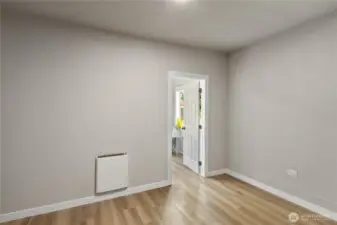 Cute bonus seating area or ADU living room? Buyer to verify