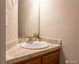 1/2 bathroom on main level