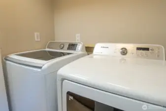 In-unit laundry.