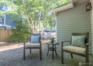 Enjoy your morning coffee from your own private patio!