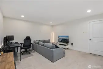 Bonus Room that leads to garage