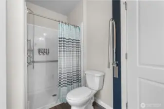 Walk-in shower, walk-in closet — walk right in and fall in love.