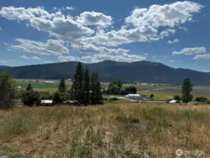 View of the valley and mountains out front door