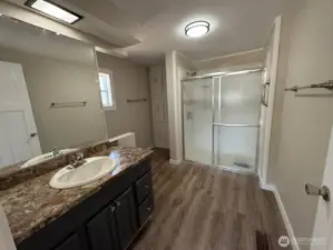 Primary Bath with walk-in shower