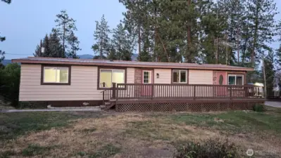 Watch the beautiful sunsets from the deck.