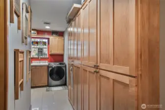 Pantry to the left and these cabinets add plenty of storage space.