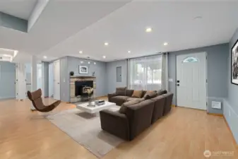 Downstairs Family Room - Virtual Staging