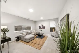 Flex/2nd living space off the other side of the kitchen