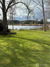 Backyard with lake and territorial views that soothe the soul.