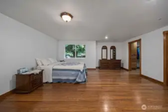 The Owner's Suite is more than enough, and the closet is wonderful too.