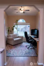 Formal Dining Room, currently used as office