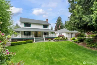 Rare opportunity to own this Lake Tapps waterfront homestead.