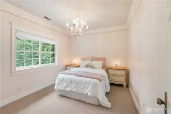 Upstairs bedroom with walk in closet