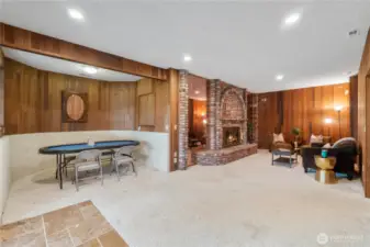 Lower level features huge rec room with space to entertain