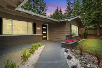 All new exterior paint and new door