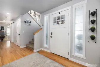 Come on in, the main level has hardwood floors throughout.  This home has lots of updates.