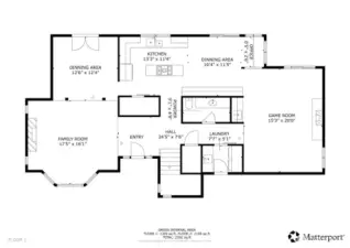 Main level floor plan