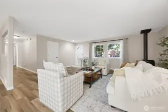 Nice, open floor plan.