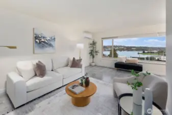 Ductless mini-split provides heating and cooling