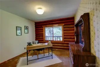 Secondary bedroom with water views.