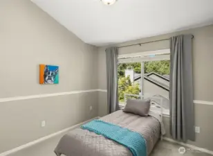 2nd bedroom is beautifully painted