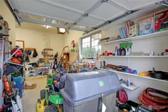 Extra garage space for storing your water toys and riding lawn mower (negotiable).