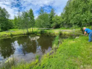 Spring Feed pond