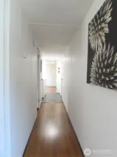 HALLWAY OFF LIVING ROOM.