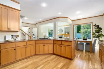Tons of cabinet storage