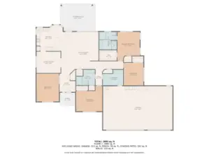 Floor plan w/ approximate dimensions