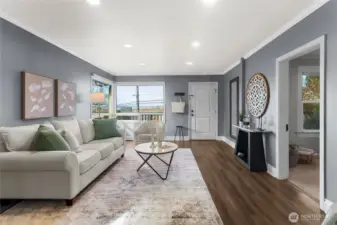 View of the entryway