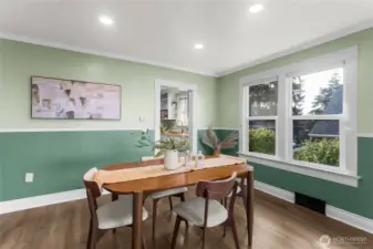 Large formal dining room