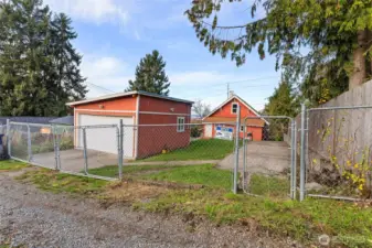 Fully gated back alley access