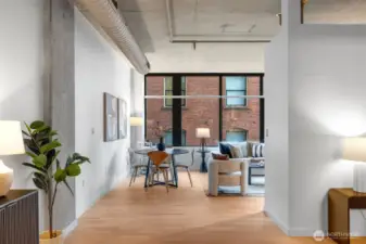 Perfectly refinished floors.