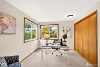 Another bright bedroom option with a clean, functional layout and a wide closet for storage. Ideal as a dedicated office, workout space, or guest room depending on your needs.