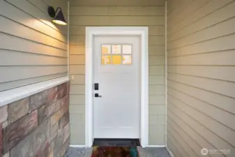 Covered Entry to your new home
