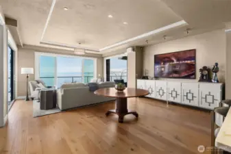 Plenty of room for a large dining table