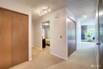 This 1972 built triplex has great spaces as showcased with this wide foyer at the entry of unit 3020.