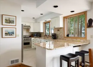 Remodeled kitchen