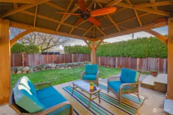 Lovely outdoor living space