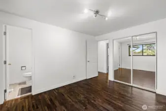 Primary Bedroom with Half Bath