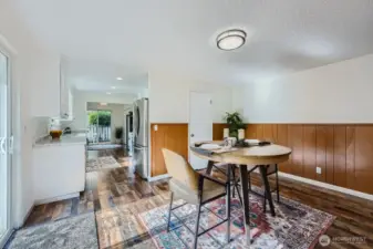 Clean lines, open flowing spaces, functionality & natures color palette are the motifs of this home