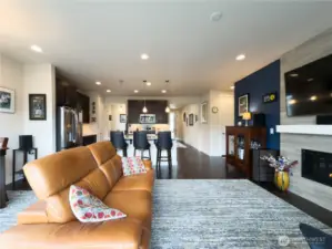 Living and Kitchen designed for function and entertainment