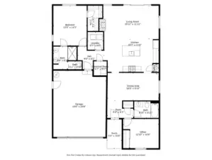 Floorplan with dimensions