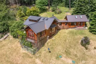 This charming log home underwent an extensive remodel in 2011.