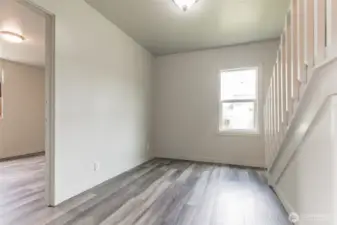 Living room to stairs