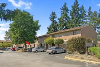2 parking spaces in front of home.