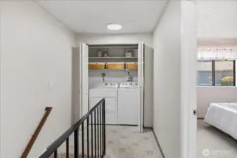 New Washer and dryer upstairs