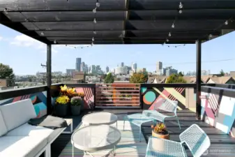 Just imagine..skyline view sunsets. An incredible place to hang out and relax.