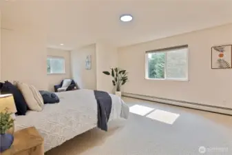 Upstairs Bedroom #2 With South + East Facing View